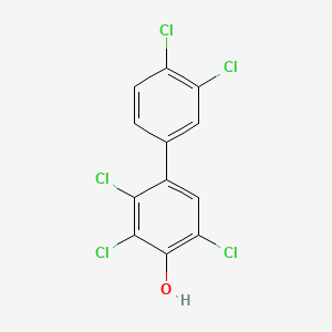 molecular formula C12H5Cl5O B1207924 4-Hydroxy-2,3,3',4',5-pentachlorobiphenyl CAS No. 152969-11-4