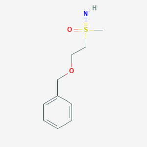 molecular formula C10H15NO2S B12079275 [[2-(S-Methylsulfonimidoyl)ethoxy]methyl]benzene 