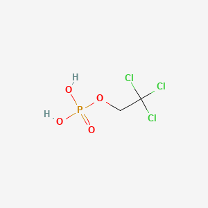 molecular formula C2H4Cl3O4P B1207928 Triclofos CAS No. 306-52-5