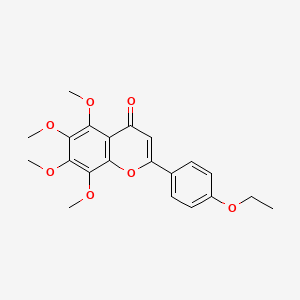 2-(4-Ethoxyphenyl)-5,6,7,8-tetramethoxy-4H-1-benzopyran-4-one