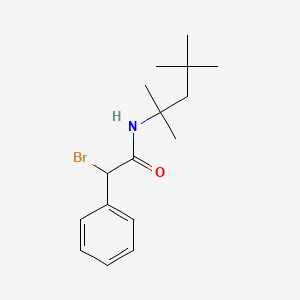 molecular formula C16H24BrNO B12079313 Benzeneacetamide, alpha-bromo-N-(1,1,3,3-tetramethylbutyl)- CAS No. 285980-96-3