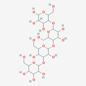 molecular formula C24H42O21 B12079347 3-beta-Glucosylcellotriose CAS No. 58484-04-1