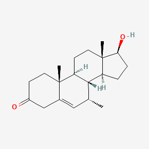 Androst-5-en-3-one, 17-hydroxy-7-methyl-, (7alpha,17beta)-