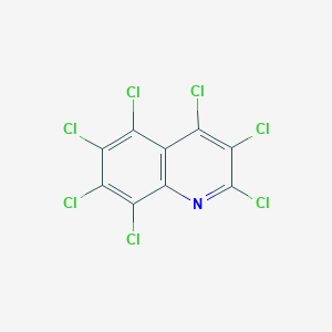 molecular formula C9Cl7N B12079438 Heptachloroquinoline CAS No. 1084-27-1