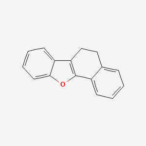 molecular formula C16H12O B12079540 5,6-Dihydronaphtho-[1,2-b]benzofuran 