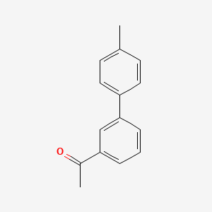 molecular formula C15H14O B12079565 1-(4'-Methyl-[1,1'-biphenyl]-3-yl)ethanone 