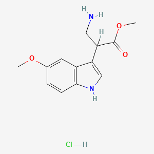molecular formula C13H17ClN2O3 B1207959 Indorenate Hydrochloride CAS No. 72318-55-9