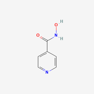 molecular formula C6H6N2O2 B1207961 异烟酸羟肟酸 CAS No. 4427-22-9