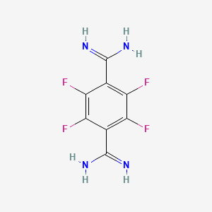 molecular formula C8H6F4N4 B12079622 1,4-Diamidino-2,3,5,6-tetrafluorobenzene CAS No. 885958-45-2