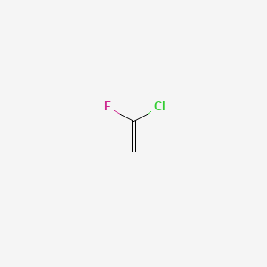 molecular formula C2H2ClF B1207965 1-氯-1-氟乙烯 CAS No. 2317-91-1