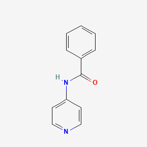 molecular formula C12H10N2O B1207967 N-(pyridin-4-yl)benzamide CAS No. 5221-44-3