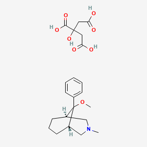 molecular formula C22H31NO8 B1207972 Anazocine citrate CAS No. 21650-02-2