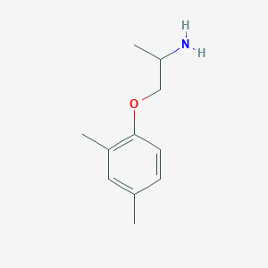 molecular formula C11H17NO B12079729 1-(2,4-Dimethylphenoxy)propan-2-amine 