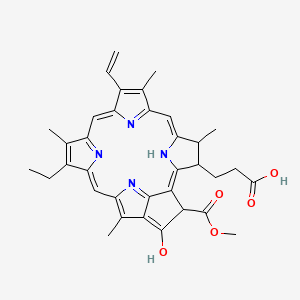 1-Palmitoyl-2-pyropheophorbide a-sn-glycero-3-pc
