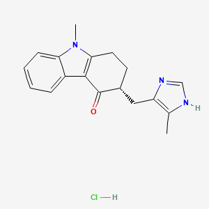 molecular formula C18H20ClN3O B1207978 Galdansetron hydrochloride CAS No. 156712-35-5