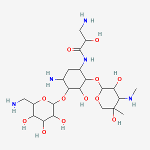 molecular formula C22H43N5O12 B1207981 Isepamicin CAS No. 58152-03-7