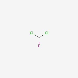 molecular formula CHCl2F B1207983 Dichlorofluoromethane CAS No. 75-43-4