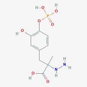 molecular formula C10H15N2O7P B12079862 Carbidopa-4-monophospate 