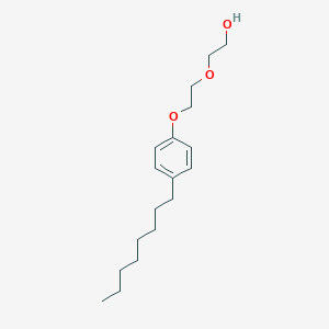 molecular formula C18H30O3 B120799 2-[2-(4-Octylphenoxy)ethoxy]ethanol CAS No. 51437-90-2