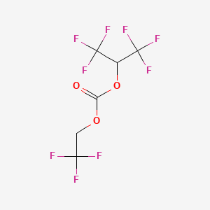 molecular formula C6H3F9O3 B12079905 Hexafluoroisopropyl 2,2,2-trifluoroethyl carbonate 