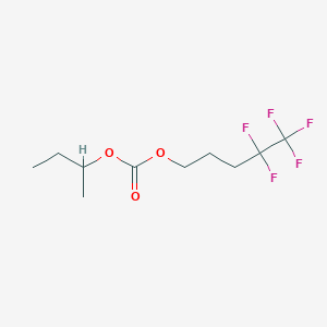 molecular formula C10H15F5O3 B12079950 sec-Butyl 4,4,5,5,5-pentafluoropentyl carbonate 