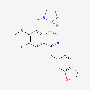 molecular formula C24H26N2O4 B1207997 Macrostomine CAS No. 53912-94-0