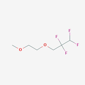molecular formula C6H10F4O2 B12079977 1,1,2,2-Tetrafluoro-3-(2-methoxyethoxy)propane CAS No. 76127-08-7