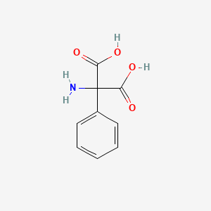molecular formula C9H9NO4 B1208002 alpha-Phenylaminomalonate CAS No. 51619-79-5