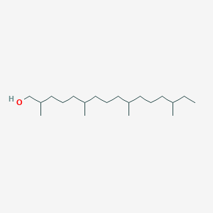 molecular formula C20H42O B1208005 2,6,10,14-四甲基十六烷-1-醇 CAS No. 72720-15-1
