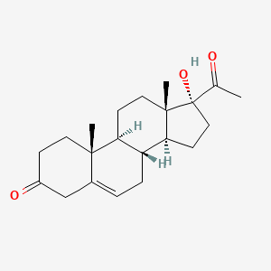 molecular formula C21H30O3 B1208006 17-Hydroxypregnenedione CAS No. 641-80-5