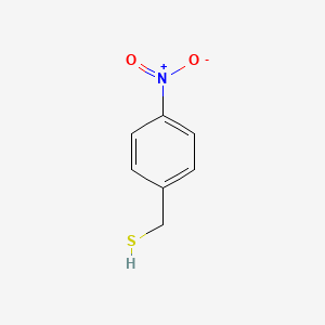 molecular formula C7H7NO2S B1208008 (4-Nitrophenyl)methanethiol CAS No. 26798-33-4