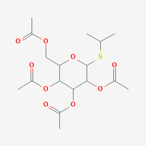 molecular formula C17H26O9S B12080087 Isopropyl 2,3,4,6-tetra-O-acetyl-b-D-thioglucopyranoside 