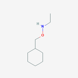 molecular formula C9H19NO B12080094 O-(cyclohexylmethyl)-N-ethylhydroxylamine 