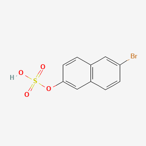 molecular formula C10H7BrO4S B1208016 6-Bromo-2-naphthyl sulfate CAS No. 76964-74-4