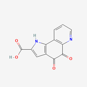 molecular formula C12H6N2O4 B1208017 7,9-Di-decarboxy methoxatin CAS No. 95911-99-2
