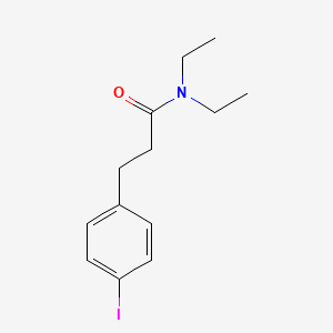 molecular formula C13H18INO B12080198 N,N-Diethyl-3-(4-iodophenyl)-propionamide 