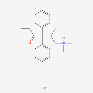 3-Hexanone, 6-dimethylamino-4,4-diphenyl-5-methyl-, hydrobromide