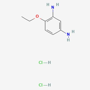 molecular formula C8H14Cl2N2O B1208032 4-Ethoxybenzene-1,3-diammonium dichloride CAS No. 67801-06-3