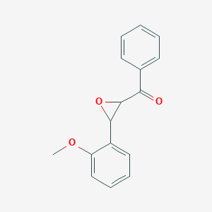 molecular formula C16H14O3 B12080475 Methanone, [3-(2-methoxyphenyl)oxiranyl]phenyl- CAS No. 68235-45-0