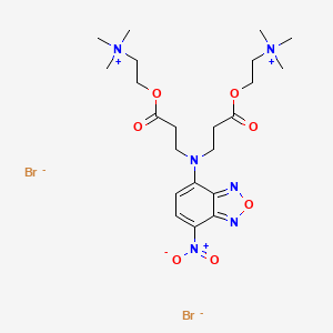 molecular formula C22H36Br2N6O7 B1208052 Bcnbdi CAS No. 93775-36-1