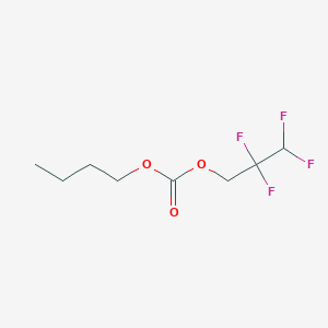 molecular formula C8H12F4O3 B12080560 Butyl 2,2,3,3-tetrafluoropropyl carbonate 