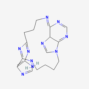 molecular formula C17H20N10 B1208060 (2,9)(6,9)-Purinophane CAS No. 97961-51-8