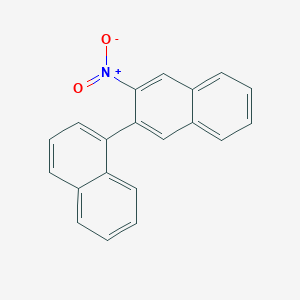 molecular formula C20H13NO2 B12080646 3'-Nitro-1,2'-binaphthalene 