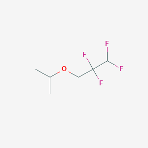 molecular formula C6H10F4O B12080768 Propane, 1,1,2,2-tetrafluoro-3-(1-methylethoxy)- CAS No. 88998-57-6