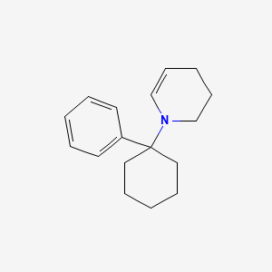 molecular formula C17H23N B1208078 N-(1-Phenylcyclohexyl)-1,2,3,4-tetrahydropyridine CAS No. 85089-73-2