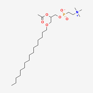 molecular formula C26H54NO6P B1208081 Phosphono-platelet activating factor CAS No. 87233-23-6