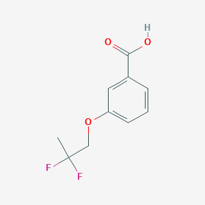 molecular formula C10H10F2O3 B12080820 3-(2,2-Difluoropropoxy)benzoic acid 