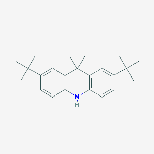 molecular formula C23H31N B12080864 2,7-Di-tert-butyl-9,9-dimethyl-9,10-dihydroacridine 