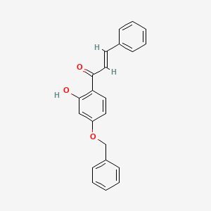 molecular formula C22H18O3 B12080983 1-[4-(Benzyloxy)-2-hydroxyphenyl]-3-phenylprop-2-en-1-one 