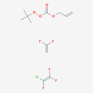 molecular formula C12H16ClF5O4 B12081005 Allyl tert-butoxy carbonate; 1-chloro-1,2,2-trifluoro-ethylene; 1,1-difluoroethylene CAS No. 89823-13-2